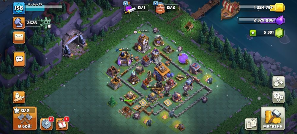 Клаш аккаунт рт 13 уревен 158