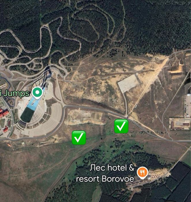 Участок возле Трамплина