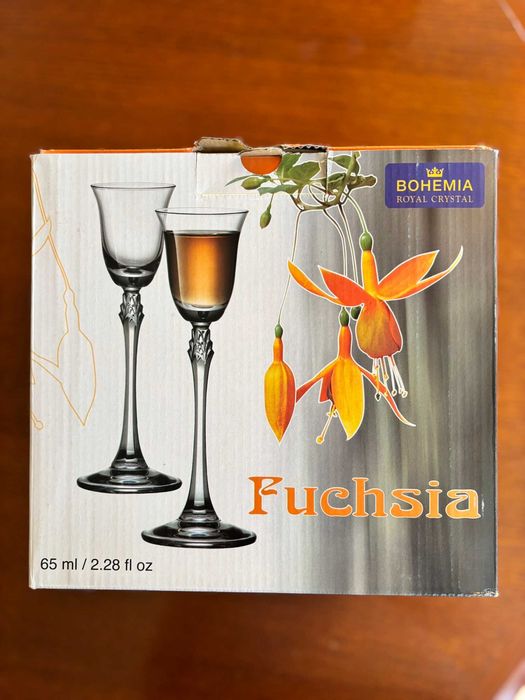 Kомплект чаши Бохемия Роял Кристал - 2 вида