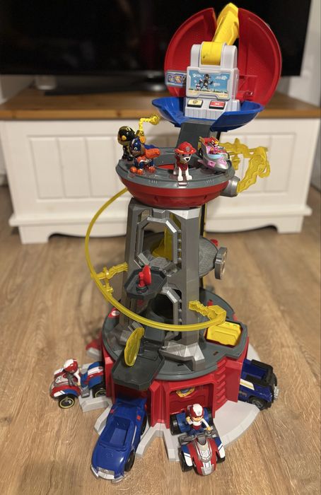 Set de joaca Paw Patrol - Mighty Pups, Turnul de control, 83 cm