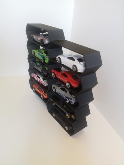 Стенен рафт/стойка за колички Hotwheels