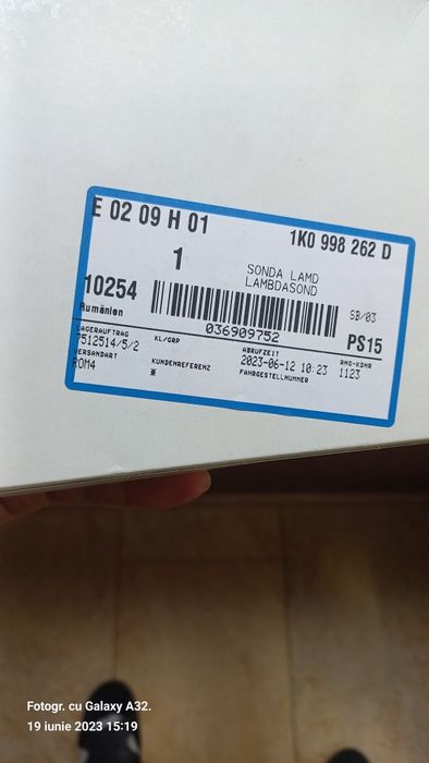 Sondă lambda nr 1 originală