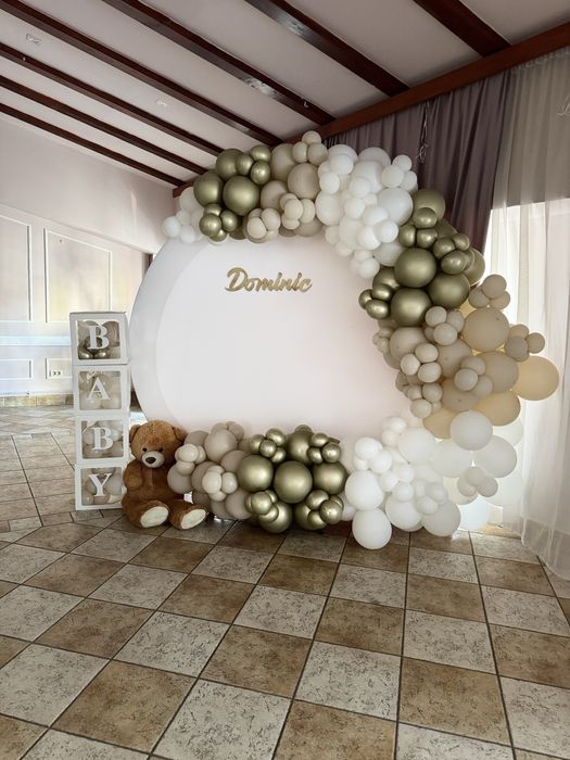 Decor nunta /botez /arcada baloane /arcada flori