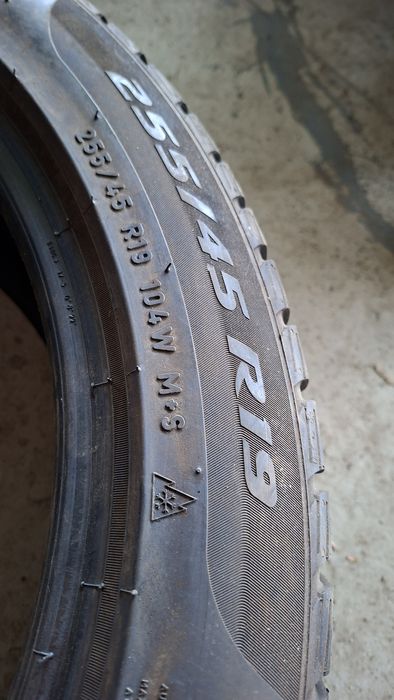 2buc 255 45 R19 Pirelli iarna M+S cauciucuri anvelope ms 19