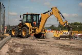 Экскаватор юклагич Cat 444, экскаватор погрузчик Cat 444