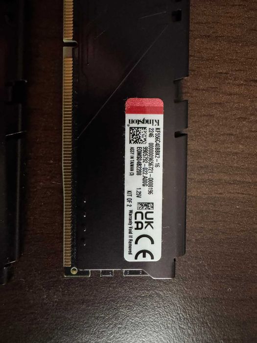 Memorie Kingston FURY Beast Black 16GB (2x8GB) DDR5 5600MHz CL40 Dual Channel Kit