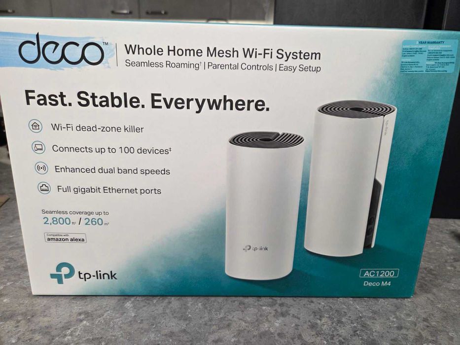 TP-Link Deco M4 3-pack Mesh Wi-Fi система