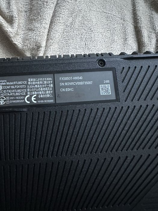 Laptop asus fx505DT-HN540