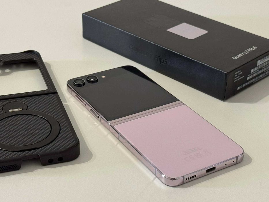 Бартер! Перфектен! Samsung Galaxy Z Flip 5 512/8GB Levender (Лилав)