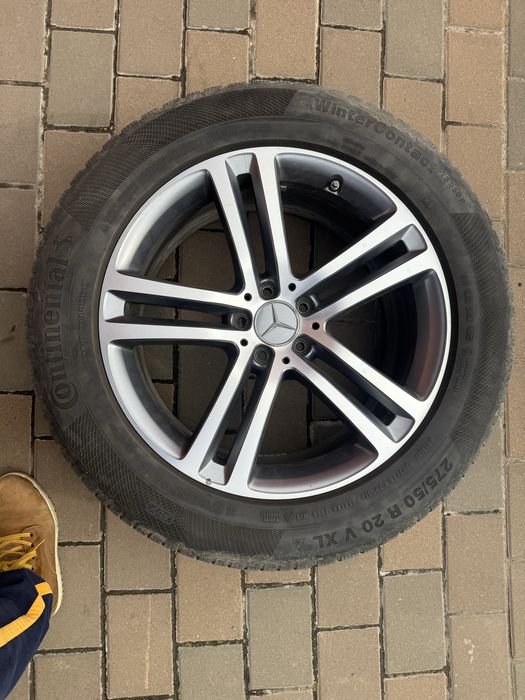 Vând set 4 jante Mercedes-Benz cu anvelope + roată de rezervă