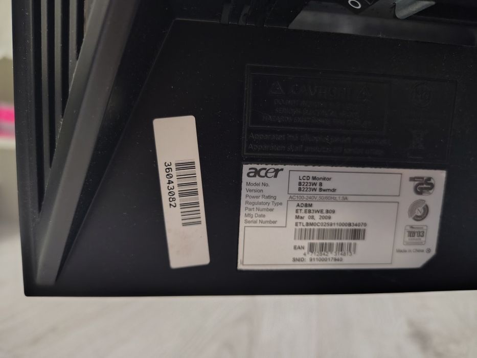 Монитор  acer 22 incha