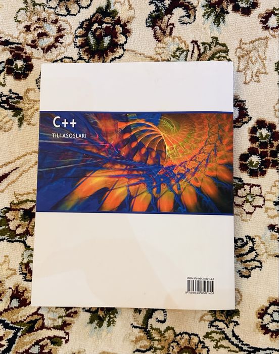 C++ tili asoslari,algoritm va dasturlash,kitob,backend