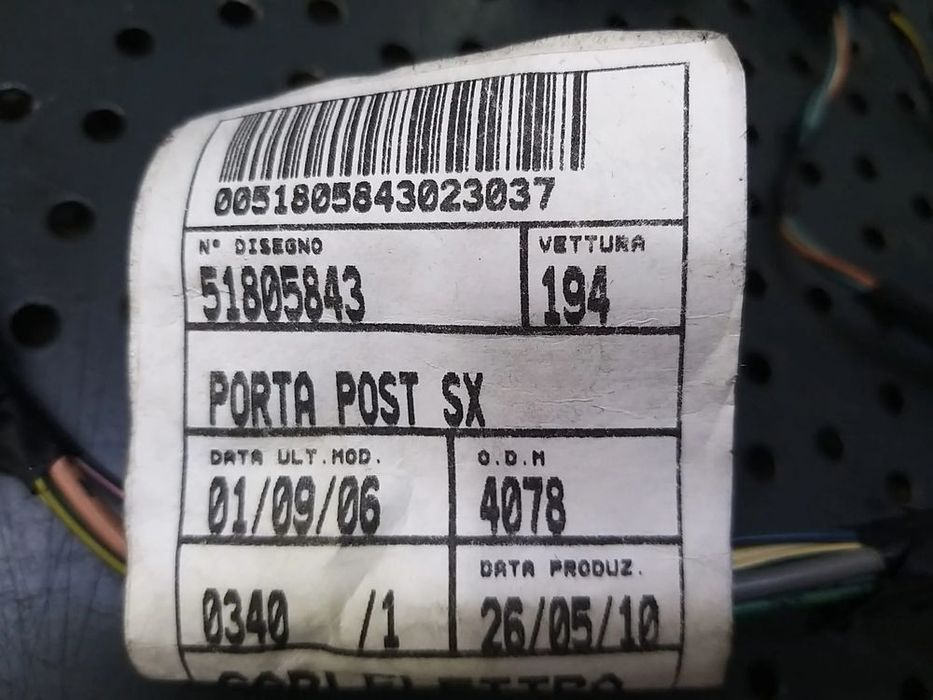 Cablaj instalatie electrica usa stanga spate jeep compass 2 51805843