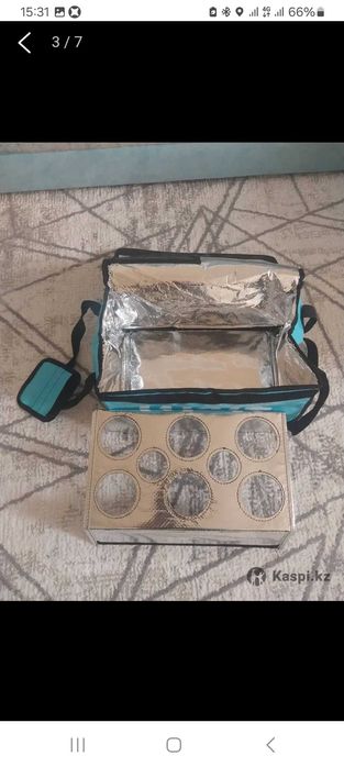 Термосумка для курьера Wolt