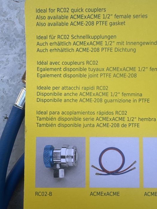 Furtun freon prelungire aer conditionat texa robinair bosch magneti marelli refco 180cm m14x1,5!tata - mama
