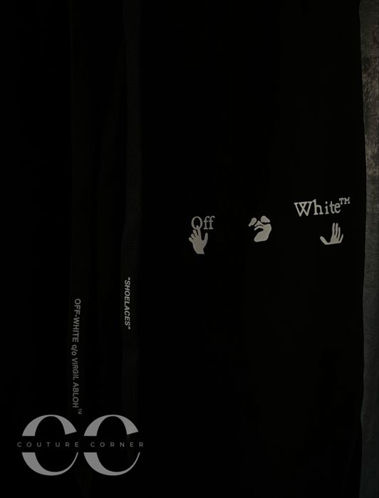 Pantaloni OFF-White • Calitate TOP • Caravaggio Diag Cuffed • Cod QR