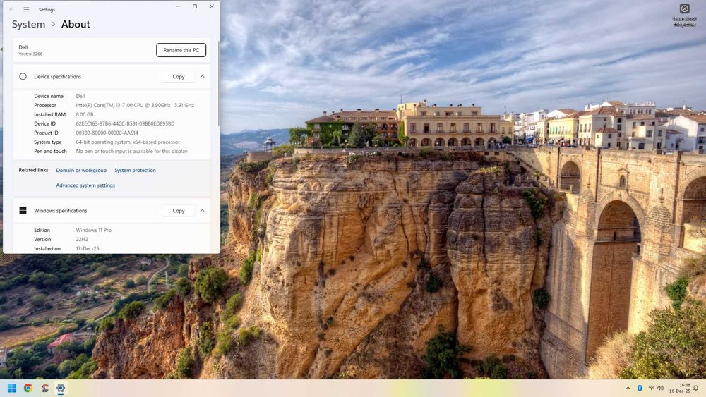 PC GAMING/WORK i3-7100/8GB DDR4/SSD 120GB+HDD1TB/WiFi+BT/W11 la 500lei