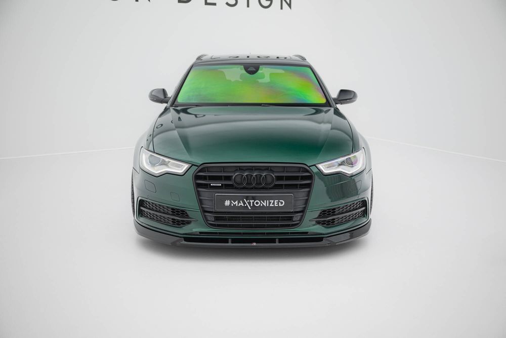 Спойлер за предна броня Maxton design за Audi A6 C7 S-line (2011-2014)