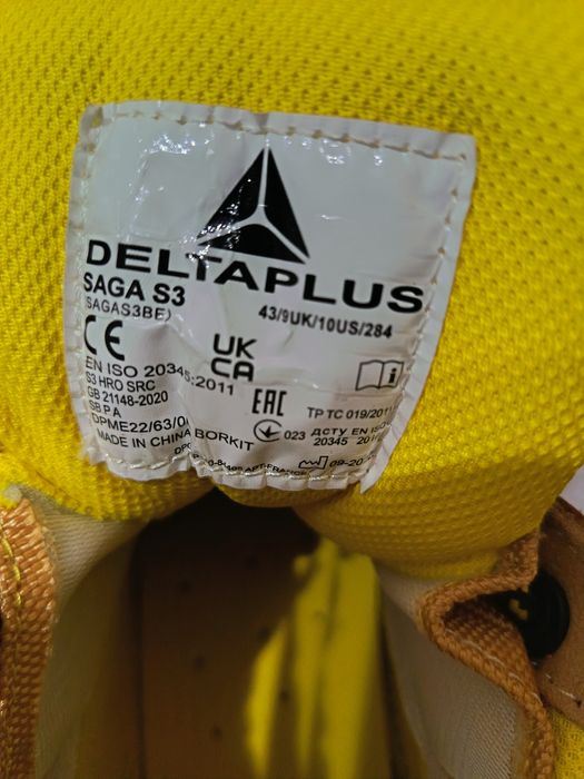 Спецботинки Deltaplus 43 размер, новые