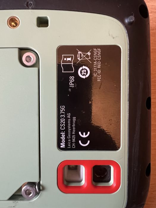 Leica CS20 3.75G Carnet de teren
