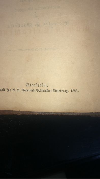 Biblie veche (1883) editie suedeza