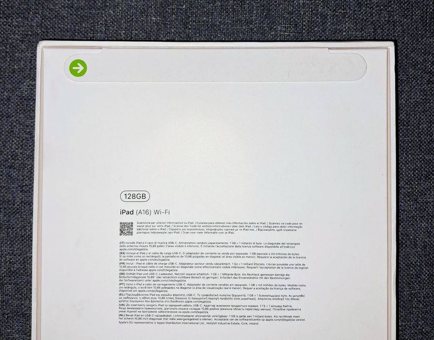 iPad A16 sigilat 128GB Wi-Fi. Silver