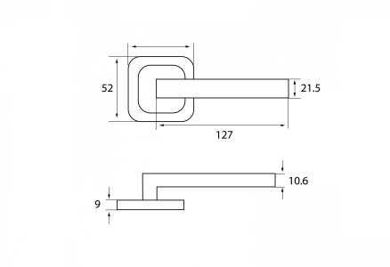 Дръжка за врата М-014 Розетка