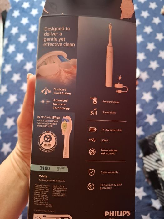 Електрическа четка за зъби Philips sonicare 3100