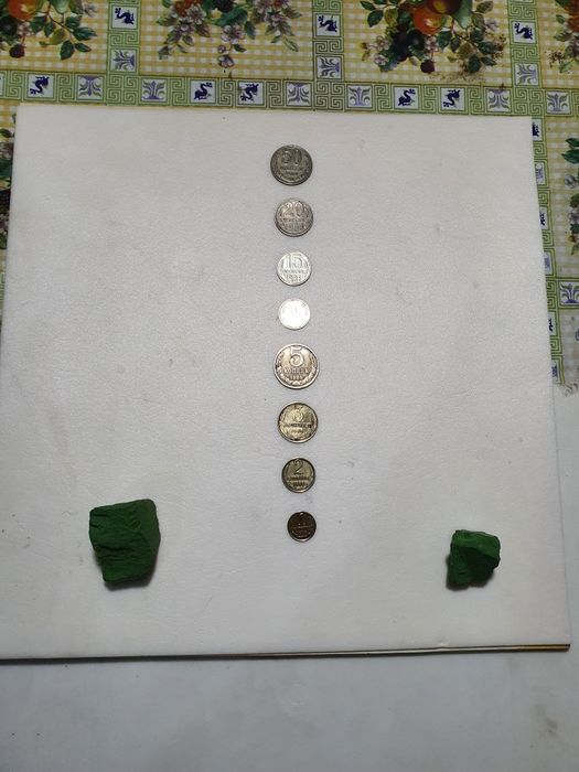 Монеты СССР 1986г с 50к по 1к все