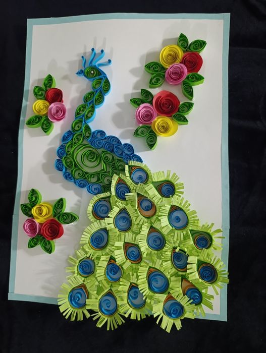 Квиллинг ручная работа А3 формата