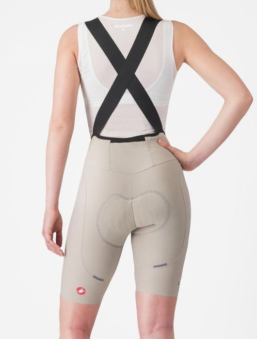 Pantaloni ciclism dama, CASTELLI, mar.M, mod.Espresso, colanti bretele