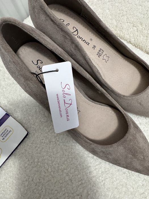 Pantofi piele, Benvenutti, marime 36