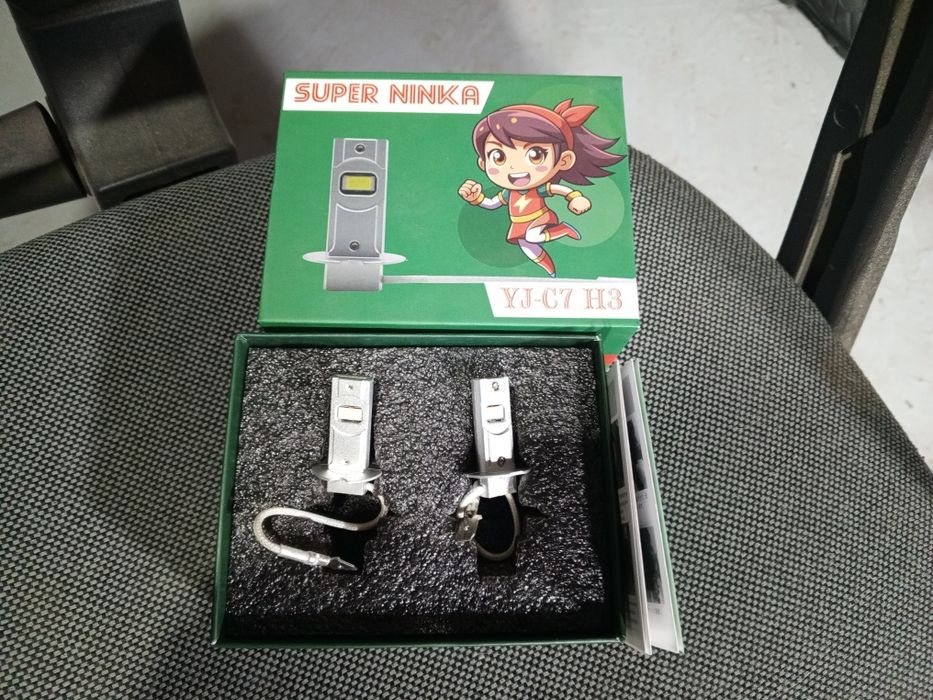 Лед лампы H1 , H3,  H7.