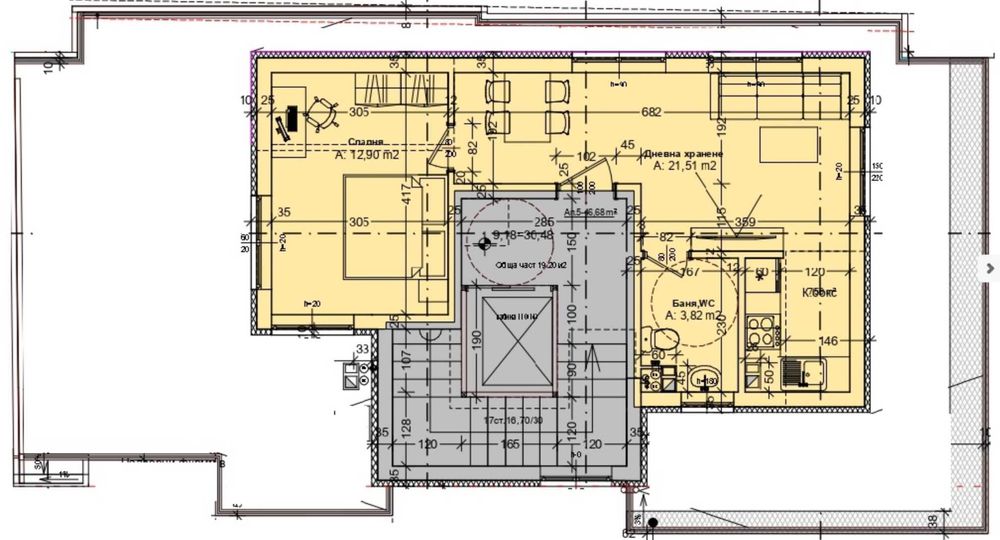 Продава се Двустаен апартамент в Бургас, Зорница - 135 кв.м за 949 €/кв.м - Снимка #2