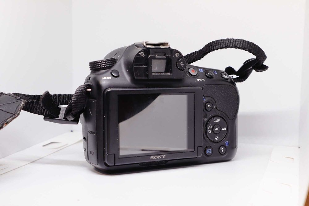 Sony A58 DSLR 20MP + 3 obiective – kit complet