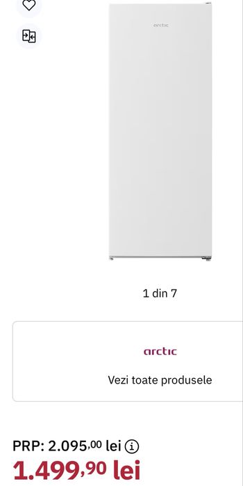 Congelator Arctic A+