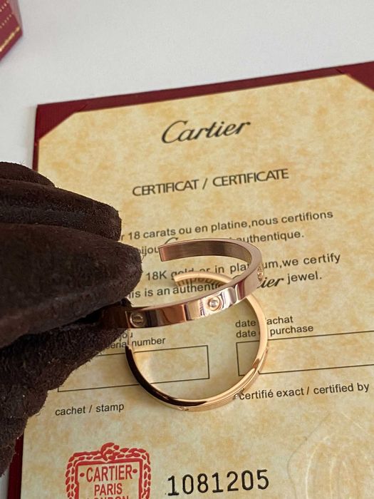 Cercei Cartier LOVE Rose Gold 750 Diamond