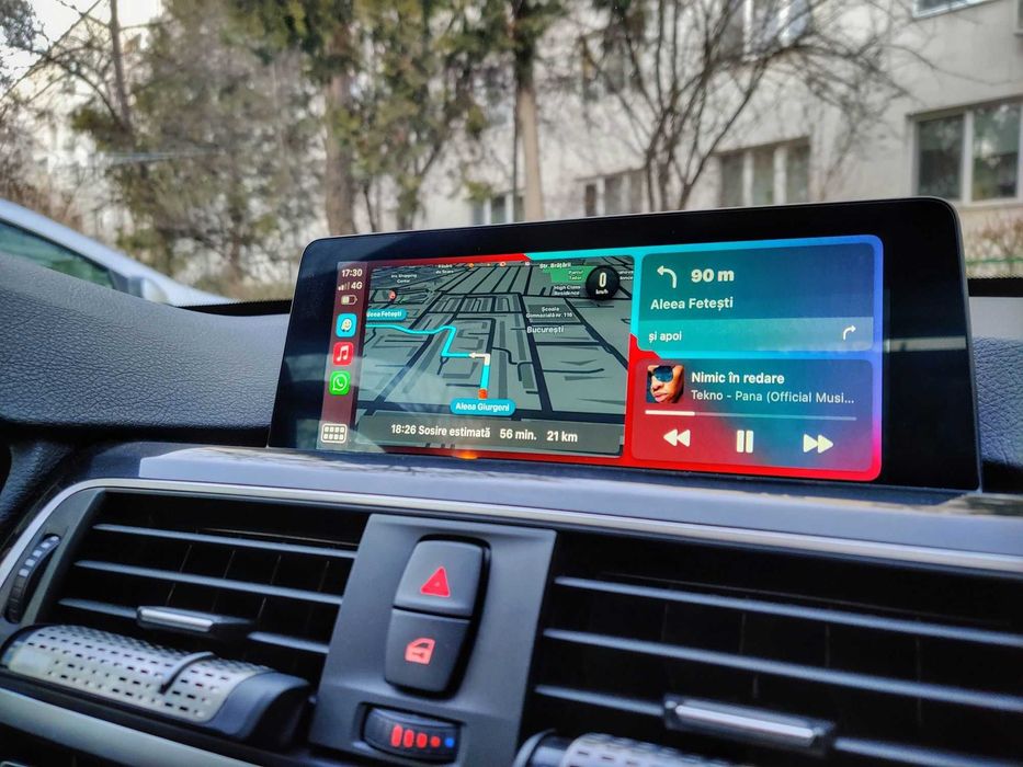 BMW CarPlay NBT EVO id4 id5 id6 Waze Youtube Activare Google Maps