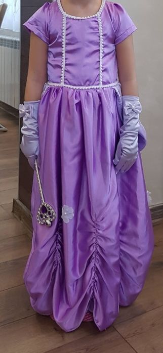 Рокля/костюм на принцеса София за 6 години