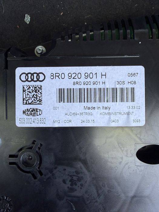 Километраж за Audi Q5 (8R) фейслифт | Табло | 8R0920901H | Magneti Marelli