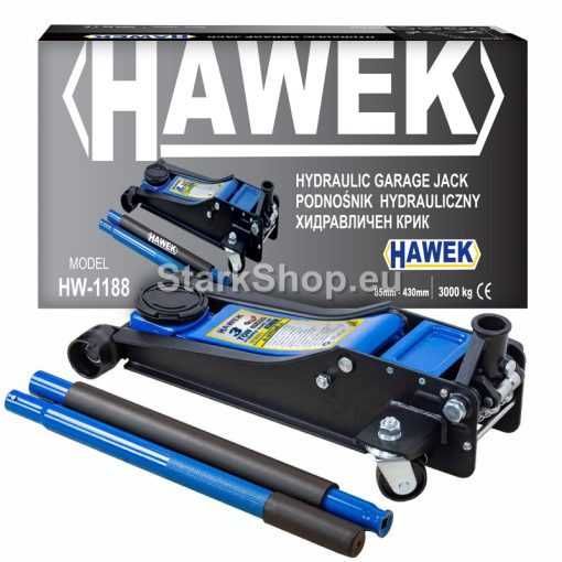 Професионален Нископрофилен Крик  2 Помпи 3 тона 85-430мм тип Крокодил