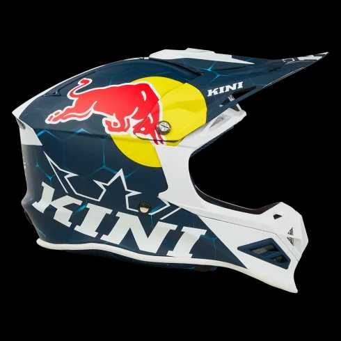 Мотокрос каска KINI RED BULL MXC1 1.0-BLUE/WHITE