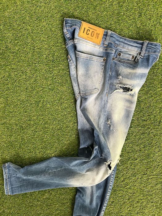 Дамски дънки : DSQUARED2 Easy Slim Jeans