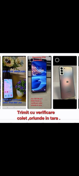 VAND S10 si S10 plus impecabile.Trimit cu verificare