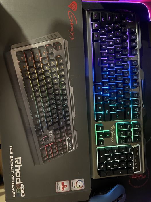 Клавиетура genesis rhod 420 rgb