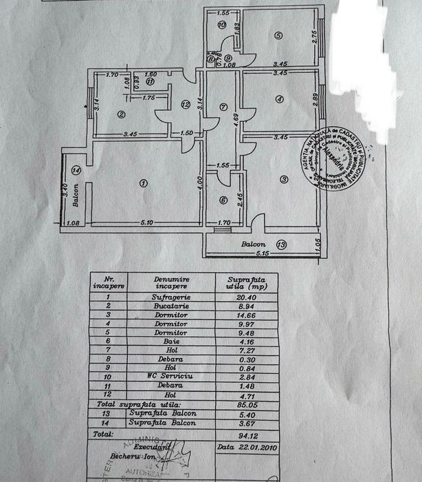 Apartament 4 camere Rosiori de Vede