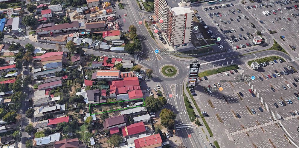 Teren 402 mp Bd. Coșbuc – vizavi de Carrefour Shopping City