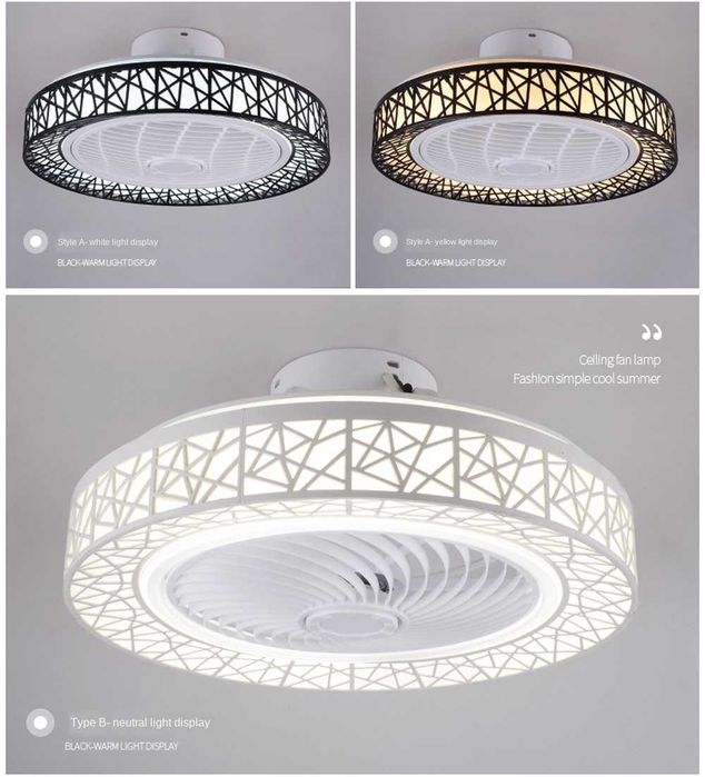 LED Вентилатор с дистанционно