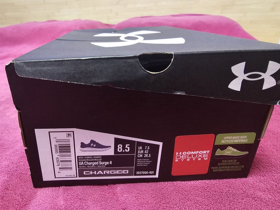 UNDER ARMOUR Обувки UA Charged Surge 4, 42 номер/26.5см