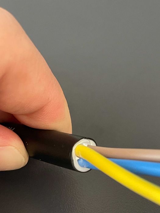 Cablu 3x2.5 electric MYYM litat alb – ignifug, FACTURA, GARANTIE